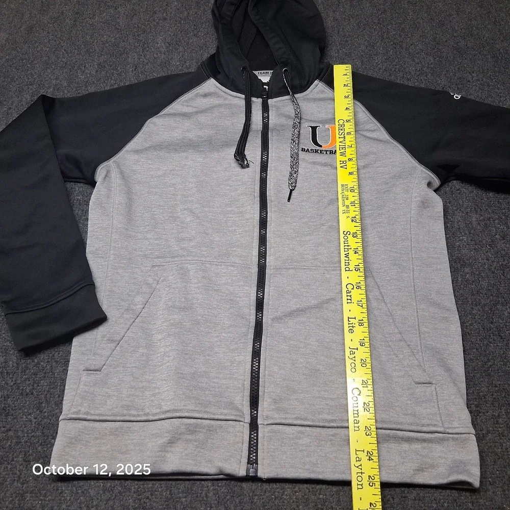 Adidas University of Jamestown Jimmies Hoodie Full Zip Jacket 2 Tone‎ Basketball